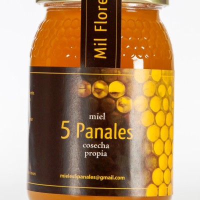 Miel de Milflores 5 Panales - Tarro de 500gr