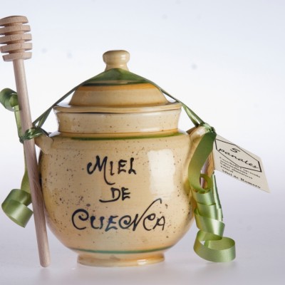 Miel de Romero 5 Panales - Azucarero de cerámica con catador de 750gr